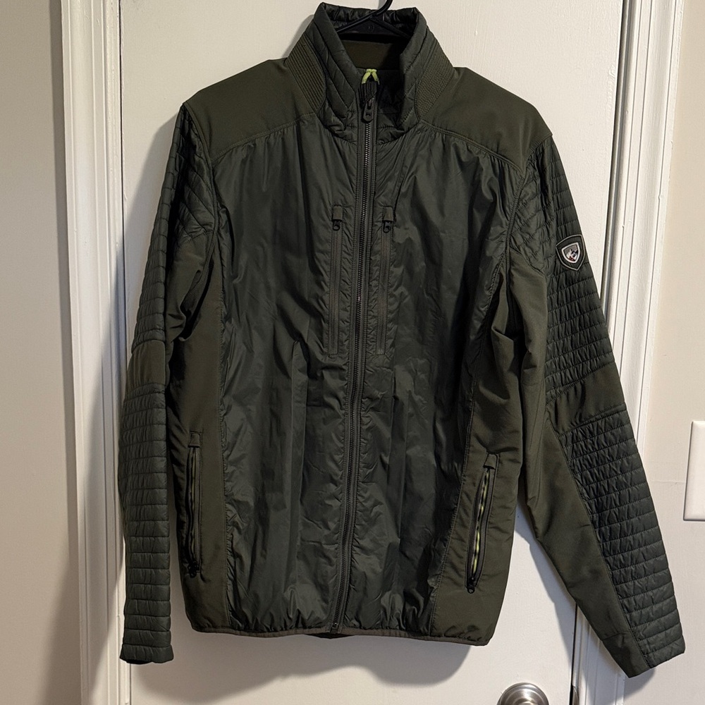 KUHL Olive Green Quilted Jacket